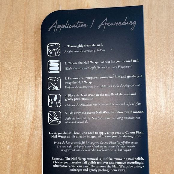 Colour Flash - Tribal Dreams, design on a lush tie dye base. Nail strips! - Picture 8 of 10